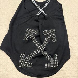 Off-White x Nike Women's NRG Mesh Tank Top Shirt Black S Flowy Logo
